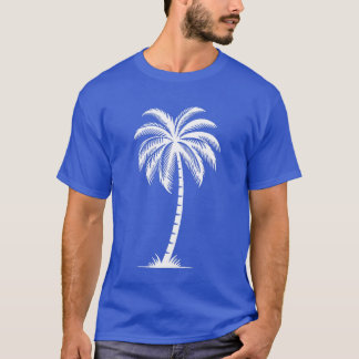 Hawaiian Beach Zomer Vakantie Vrouwen Mannen Palm  T-shirt