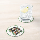 Hawaiian Bernese Mountain Dogs Flower Lei Kartonnen Onderzetters (Insitu)