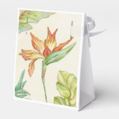 Hawaiian Bird of Paradise feestgunst box Bedankdoosjes (Achterkant)
