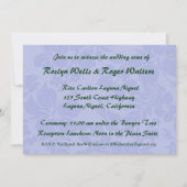 Hawaiian Bird of Paradise Invitation Kaart (Achterkant)