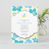 Hawaiian Birthday Party of Vrijgezellenfeest Uitno Kaart (Staand voorkant)