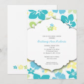 Hawaiian Birthday Party of Vrijgezellenfeest Uitno Kaart (Voorkant / Achterkant)