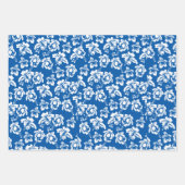 Hawaiian Blue Hibiscus Inpakpapier Vel (Voorkant 3)