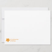 Hawaiian Blue Plumeria Kaart (Achterkant)