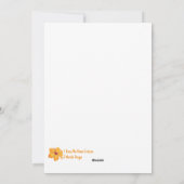 Hawaiian Blush Plumeria Feestdagenkaart (Achterkant)