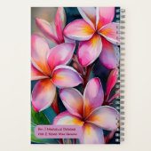 Hawaiian Blush Plumeria-Notitieboek Notitieboek (Achterkant)