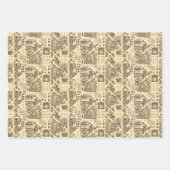 Hawaiian Botanical Blues Wrapping Paper (Voorkant 2)