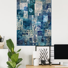 Hawaiian  Botanical Scrapbook Poster