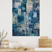 Hawaiian  Botanical Scrapbook Poster (Keuken)