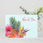 Hawaiian Bouquet Dank u voor de blanco kaarten (Staand voorkant)