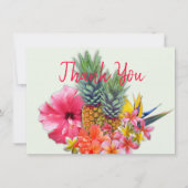 Hawaiian Bouquet Dank u voor de blanco kaarten Notitiekaartje (Voorkant)
