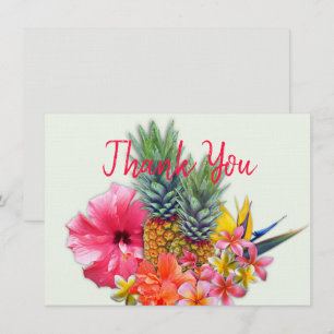 Hawaiian Bouquet Dank u voor de blanco kaarten Notitiekaartje