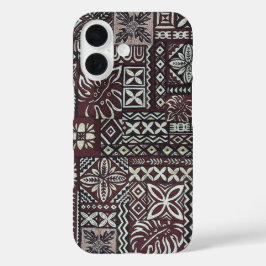 Hawaiian Breadfruit en Monstera Tapa telefoonhoesj iPhone 16 Hoesje