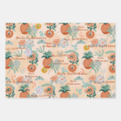 Hawaiian Breeze Mele Kalikimaka Gift Wrap Inpakpapier Vel (Voorkant 2)