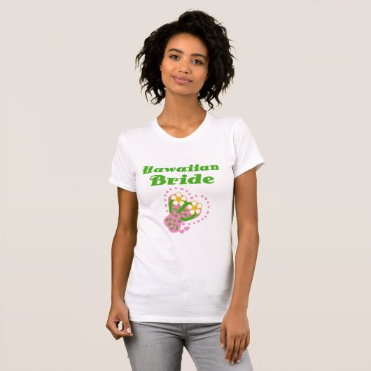 Hawaiian Bride T-shirt (Voorkant volledig)