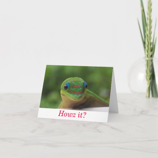 Hawaiian Christmas Howz it Feestdagen Kaart (Voorkant)