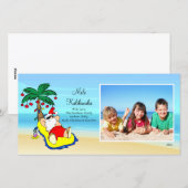 Hawaiian Christmas Kerstkaart. Feestdagenkaart (Voorkant / Achterkant)
