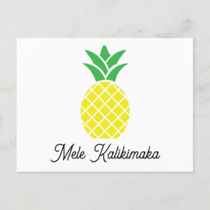 Hawaiian Christmas Mele Kalikimaka Briefkaart