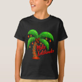 Hawaiian Christmas Mele Kalikimaka Coconut Tree T-shirt (Voorkant)