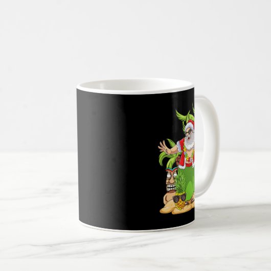 Hawaiian Christmas Mele Kalikimaka Hula Dance Sant Koffiemok (Voorkant rechts)