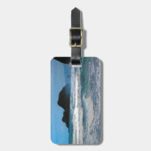 Hawaiian Coastal Island Ocean Tropical Paradise Bagagelabel (Voorkant verticaal)