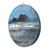 Hawaiian Coastal Island Ocean Tropical Paradise Dartbord (Voorkant Rechts)