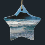 Hawaiian Coastal Island Ocean Tropical Paradise Keramisch Ornament<br><div class="desc">Big Island of Hawaii reisfoto's maken prachtige souvenircadeaus. ⭐PERSONALISEER deze sjabloon met uw kunstwerk. ⭐Bewerk het verder om meer wijzigingen aan te brengen. ⭐BRENG dit ontwerp over op elk product. Bezoek al mijn winkels op bit.ly/SandyspiderStores (knippen en plakken).</div>