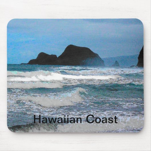 Hawaiian Coastal Island Ocean Tropical Paradise Muismat (Voorkant)