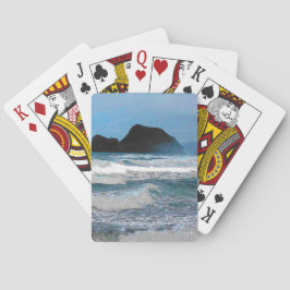 Hawaiian Coastal Island Ocean Tropical Paradise Pokerkaarten