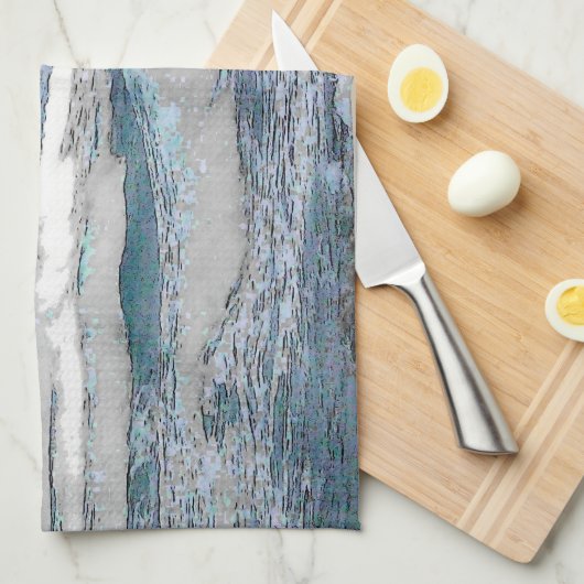 Hawaiian Coastal Island Ocean Tropical Paradise Theedoek (Quarter Fold)