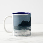 Hawaiian Coastal Island Ocean Tropical Paradise Tweekleurige Koffiemok (Links)