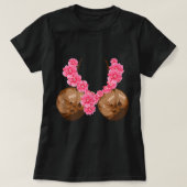 Hawaiian Coconut Bra Shirt Cool Halloween Flowery (Design voorkant)