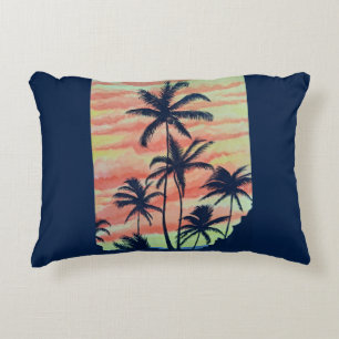 Hawaiian Coconut Palms Accent Kussen