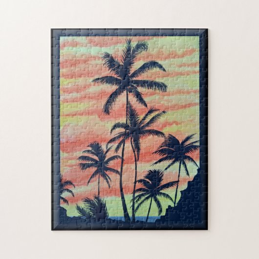 Hawaiian Coconut Palms Legpuzzel (Verticaal)