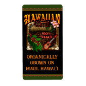 Hawaiian Coffee Maui Label (Voorkant)