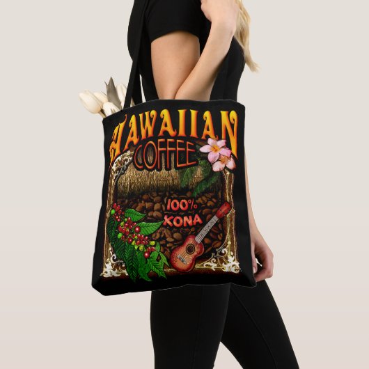 Hawaiian Coffee Tote Bag (Dichtbij)