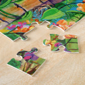 Hawaiian Colorful Orchid Garden Puzzle Legpuzzel (Zijkant)