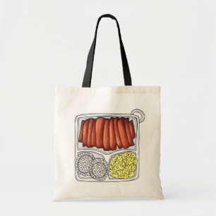 Hawaiian Cuisine Bord Lunch Rice Macaroni Salad Tote Bag