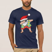 Hawaiian Dabbing Santa T-shirt (Voorkant)