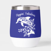 Hawaiian Dolphin- Flippin' Fabulous-Blue (Achterkant)