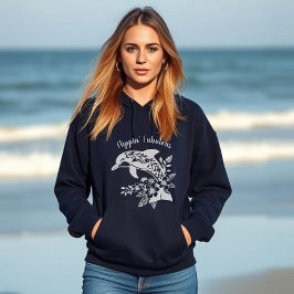 Hawaiian Dolphin Flippin' Fabulous Hoodie