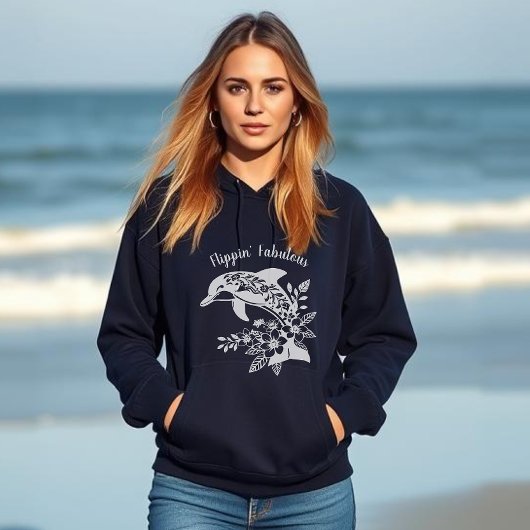 Hawaiian Dolphin Flippin' Fabulous Hoodie