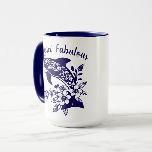 Hawaiian Dolphin Flippin' Fabulous Mok (Voorkant links)