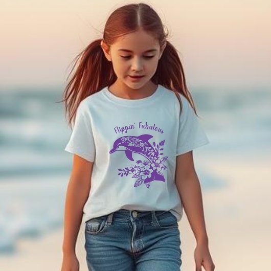 Hawaiian Dolphin Flippin' Fabulous T-shirt