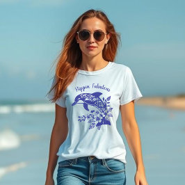 Hawaiian Dolphin Flippin' Fabulous T-shirt
