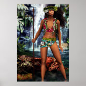 Hawaiian Dragon Goddess Poster (Voorkant)