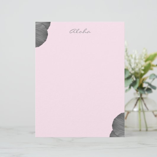 Hawaiian Dreams in Black en White (Staand voorkant)