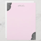 Hawaiian Dreams in Black en White (Voorkant / Achterkant)