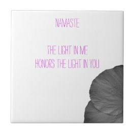 Hawaiian Dreams in Black en White Tegeltje