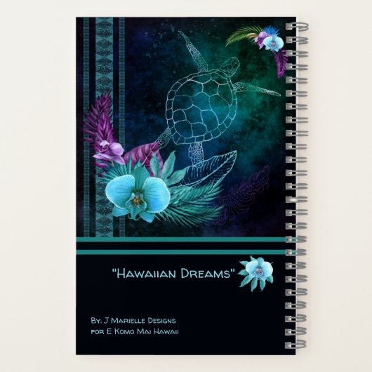 Hawaiian Dreams Notitieboek (Achterkant)